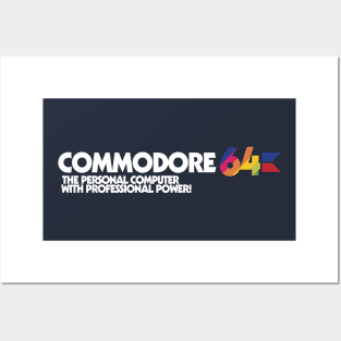 Commodore 64 Computer Logo Posters and Art